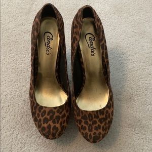 Cheetah print heels